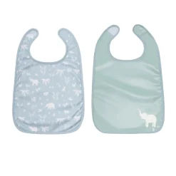 BabyToLove                    Lot de 2 bavoirs bi-matières    Green Tropic