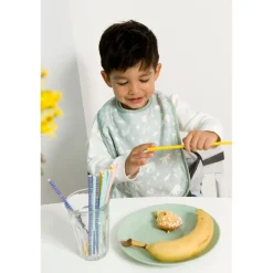 BabyToLove                    Lot de 2 bavoirs bi-matières    Green Tropic