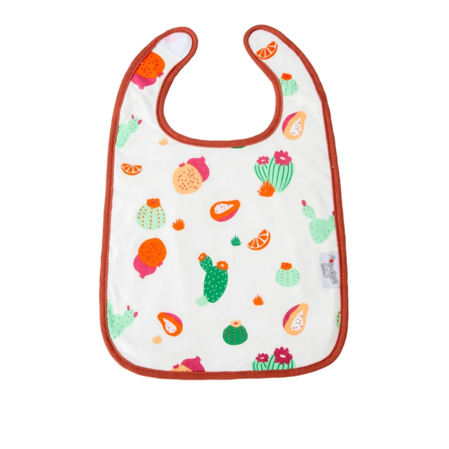 BabyToLove Lot de 2 bavoirs bi-matières Cactus Garden