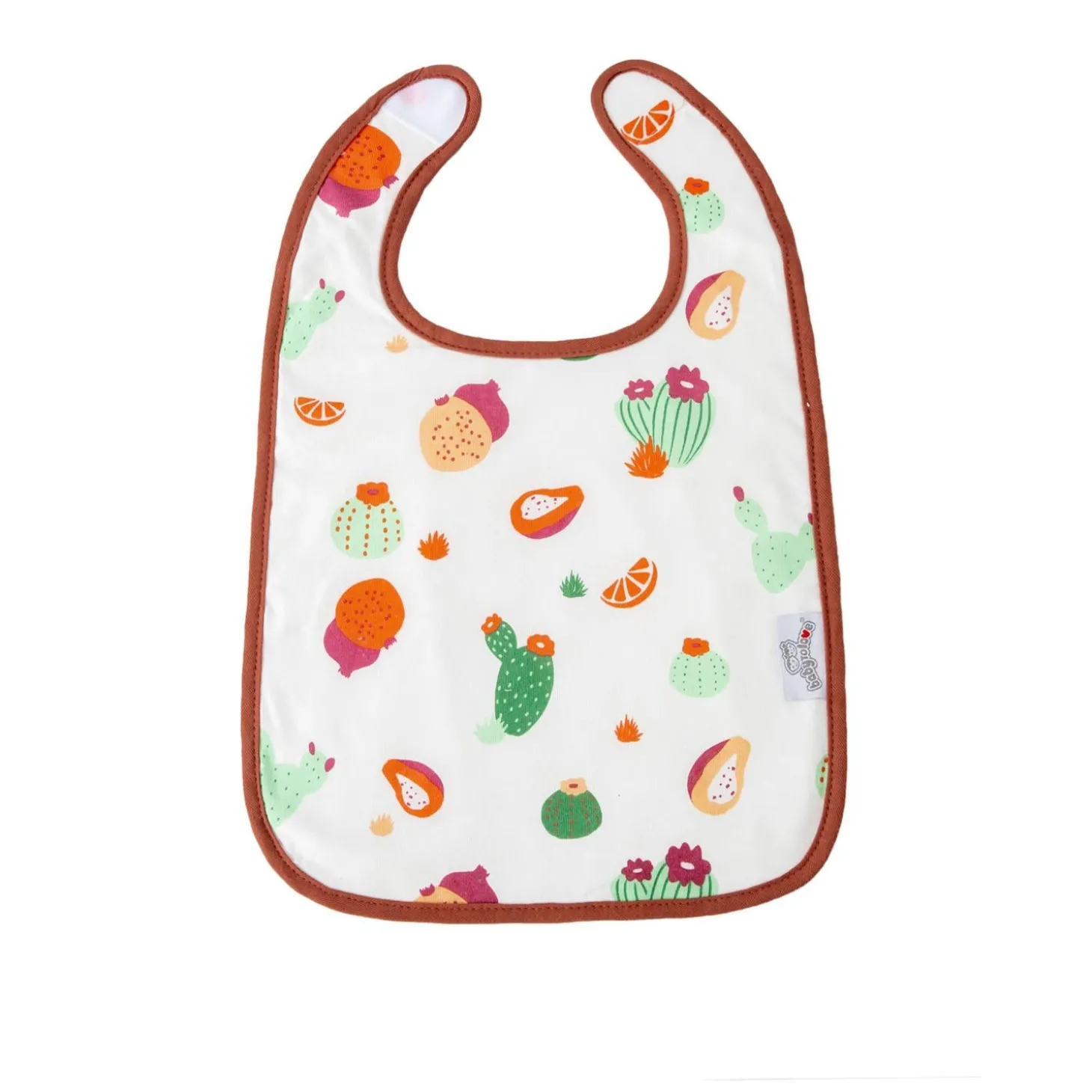 BabyToLove Lot de 2 bavoirs bi-matières Cactus Garden