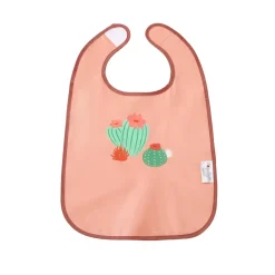 BabyToLove Lot de 2 bavoirs bi-matières Cactus Garden