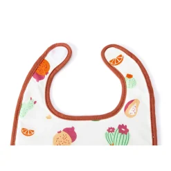 BabyToLove Lot de 2 bavoirs bi-matières Cactus Garden