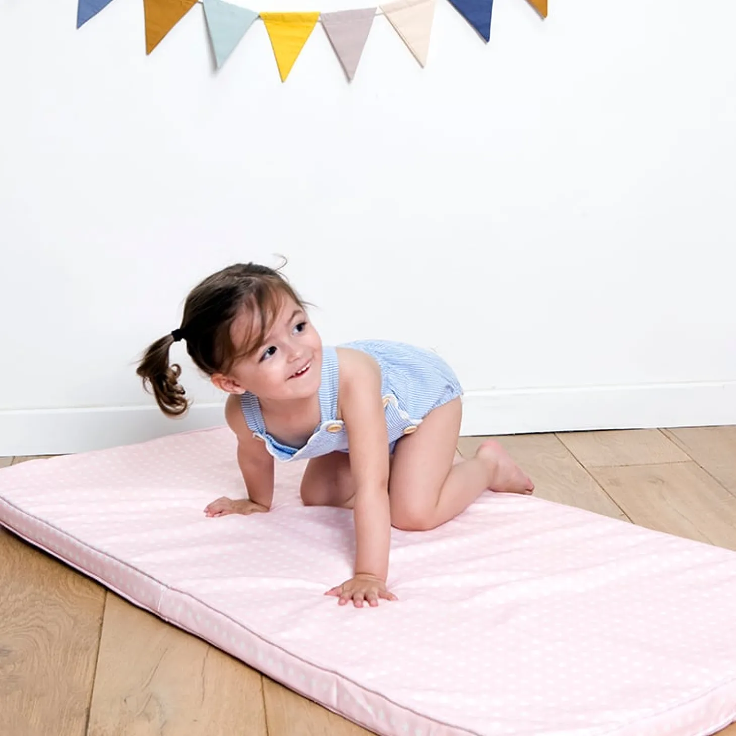 BabyToLove Matelas de sol nomade Pink Stars