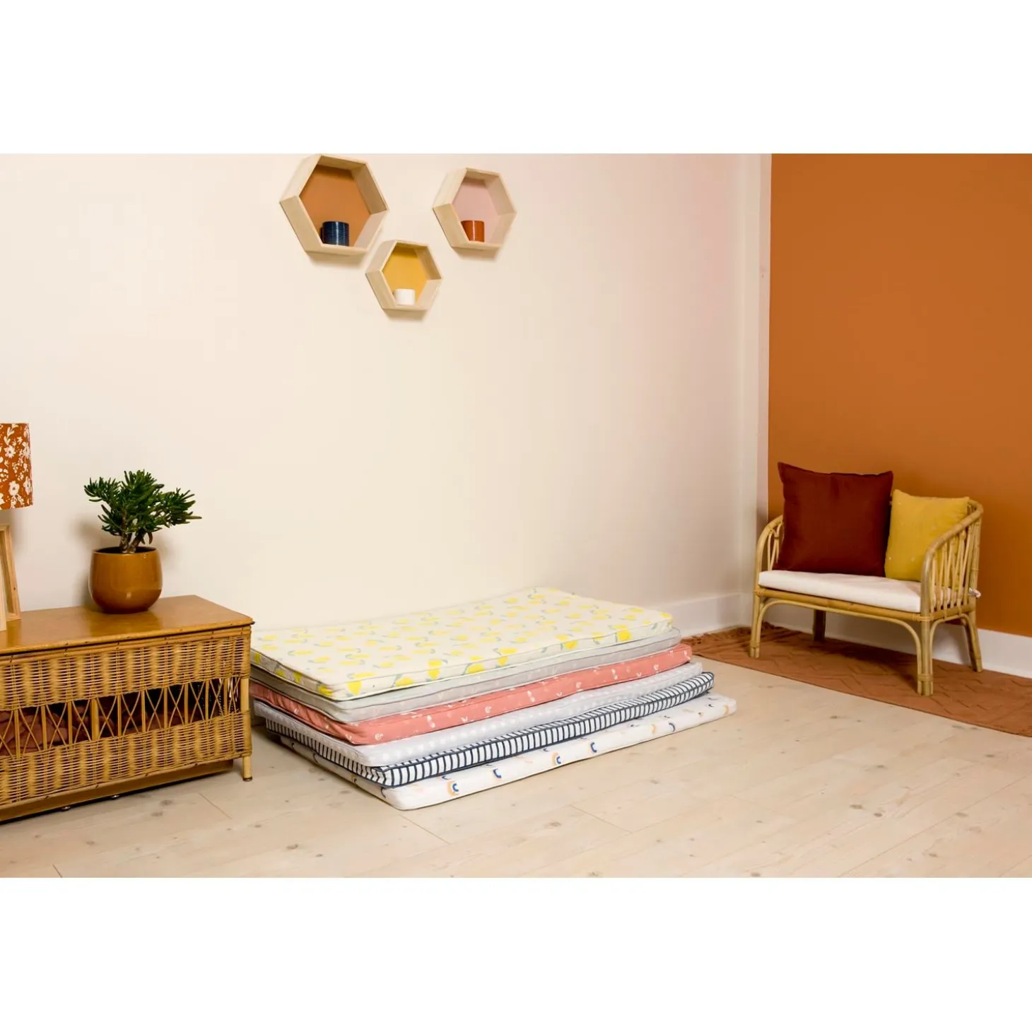 BabyToLove Matelas de sol nomade Green Tropic