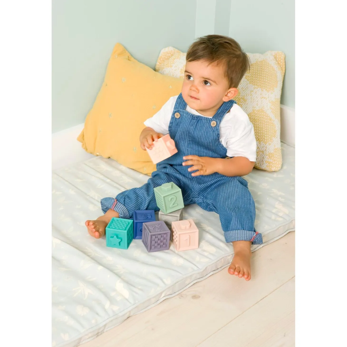 BabyToLove Matelas de sol nomade Green Tropic