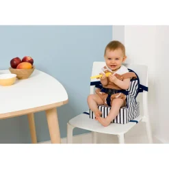BabyToLove                    Rehausseur Easy up    Blue Stripes