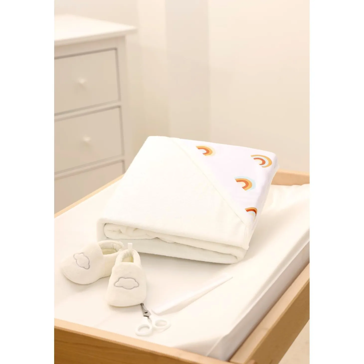 BabyToLove Serviette de bain Papillon Rainbow