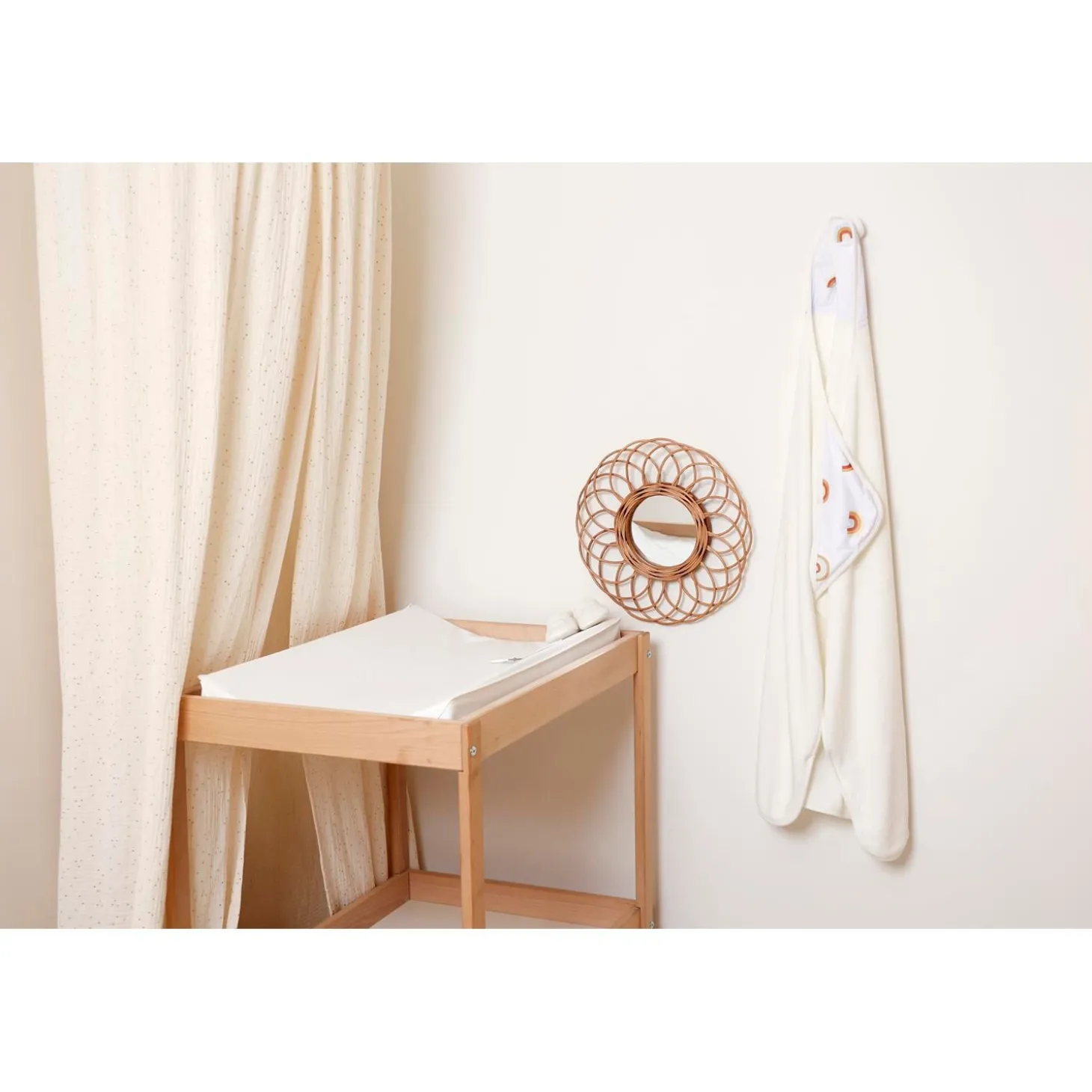 BabyToLove Serviette de bain Papillon Rainbow