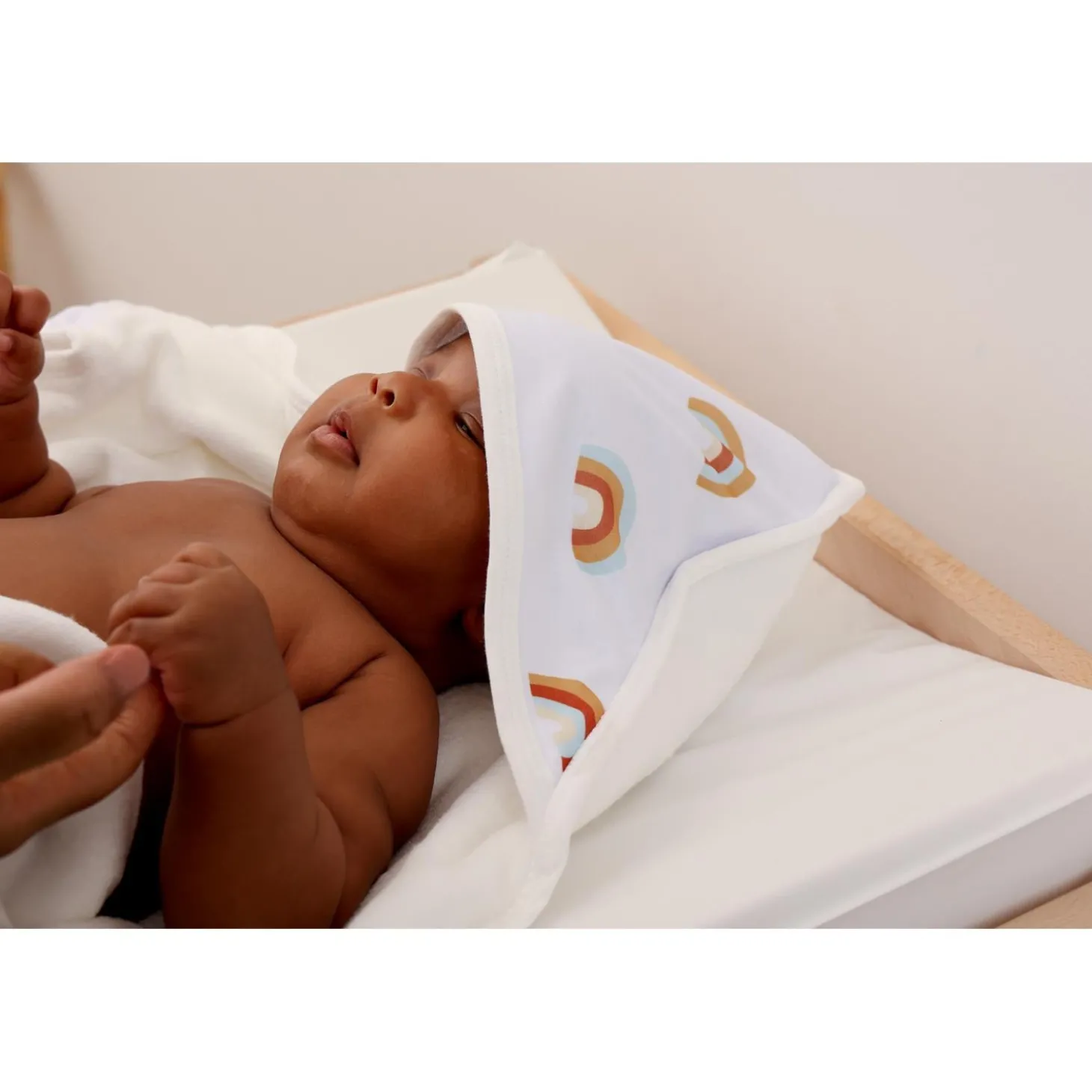 BabyToLove Serviette de bain Papillon Rainbow