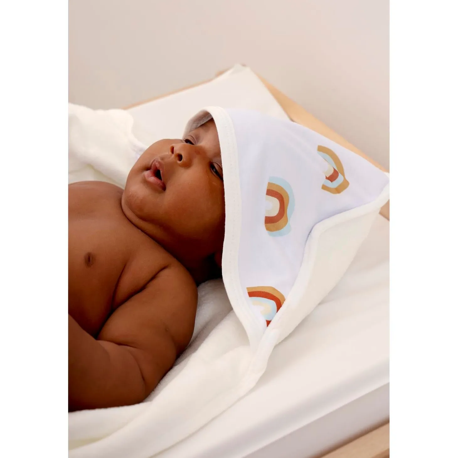 BabyToLove Serviette de bain Papillon Rainbow