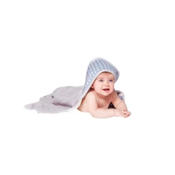 BabyToLove                    Serviette de bain Papillon    White Stars