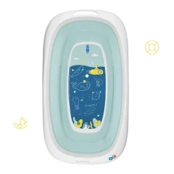 Badabulle                    Baignoir pliable    Blanc/Bleu
