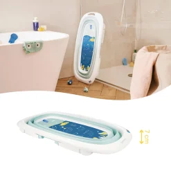 Badabulle                    Baignoir pliable    Blanc/Bleu