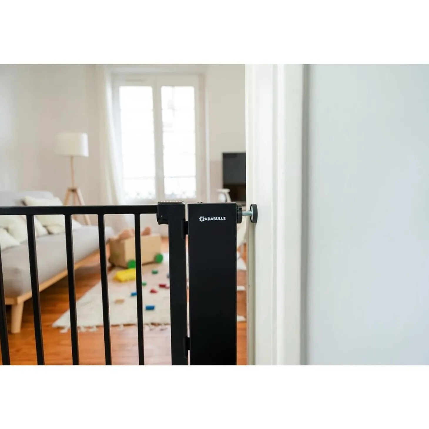 Badabulle Barrière de sécurite Safe & Pass Noir