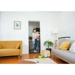 Badabulle Barrière de sécurite Safe & Pass Noir