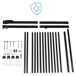 Badabulle Barrière extensible Deco Pop Noir