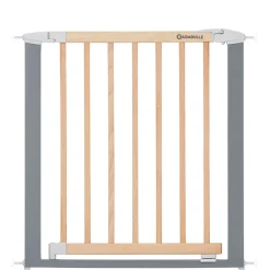 Badabulle Barrière Safe & Lock Bois Et Métal
