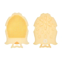 Badabulle                    Brosse de massage en silicone    Jaune
