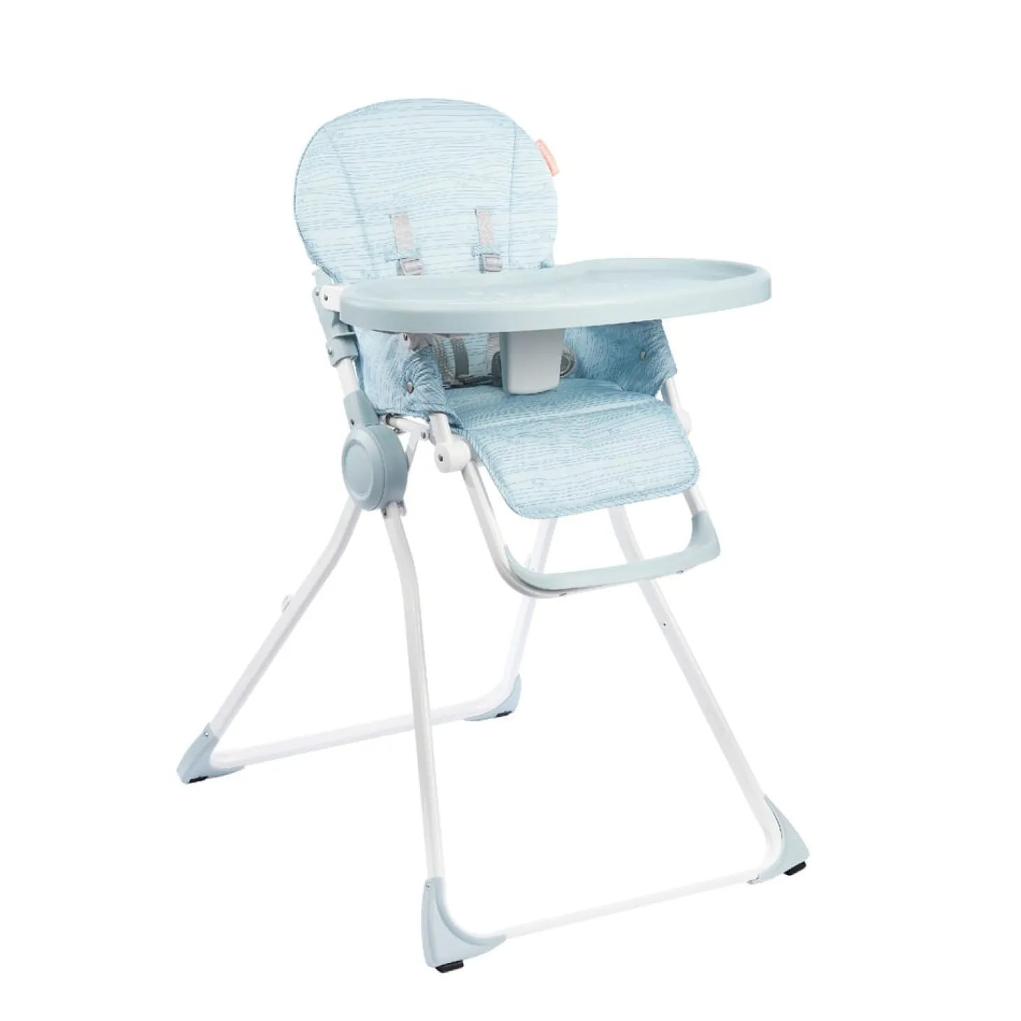 Badabulle Chaise haute ultra compacte Bleu