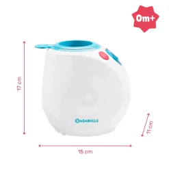 Badabulle Chauffe biberon Easy + Blanc/ Bleu
