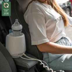 Badabulle                    Chauffe-Biberon Easy+ Maison-Voiture    Pastel Et Blanc