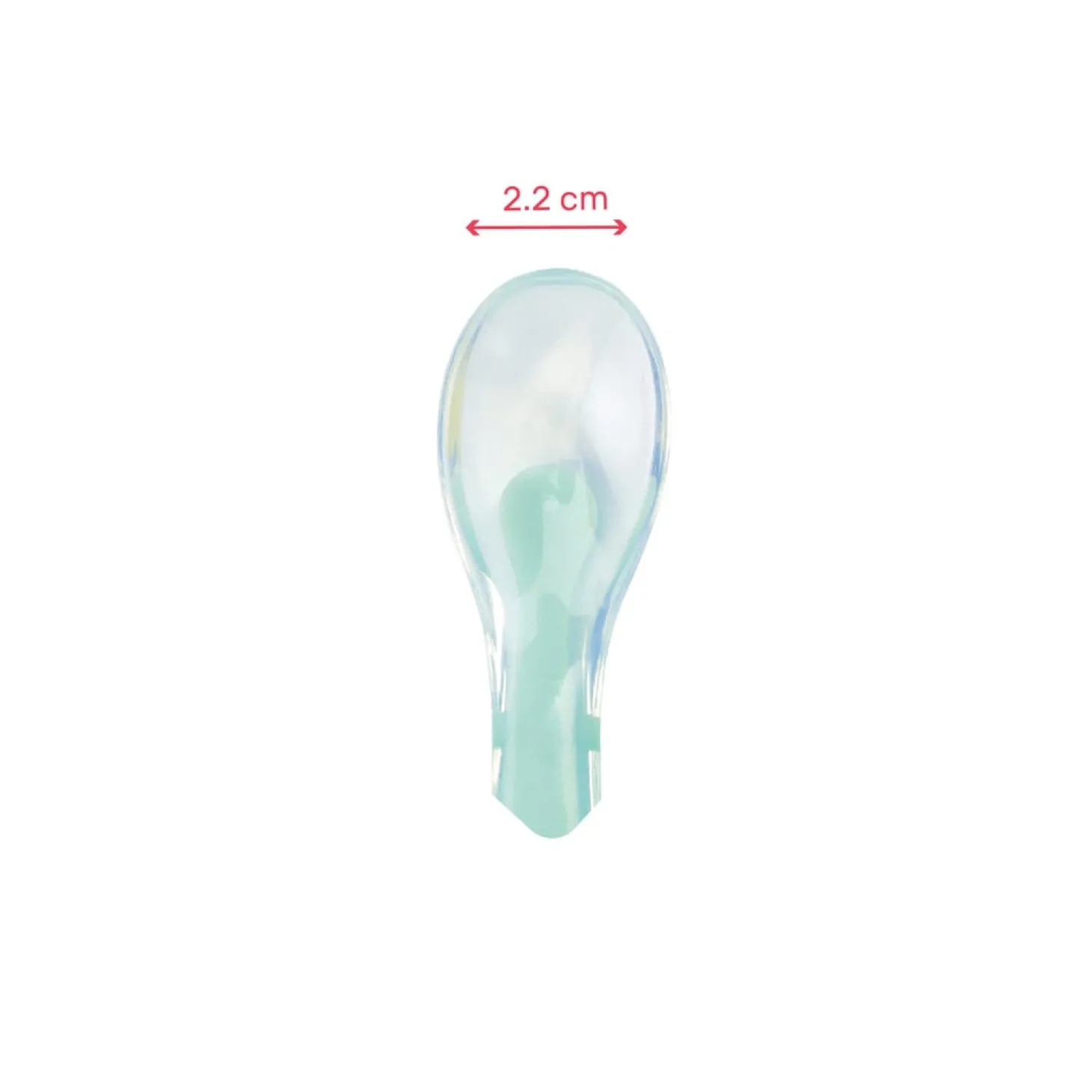 Badabulle 2 Cuillères en silicone Multicolore
