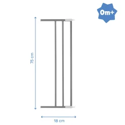 Badabulle Extension de barrière 18 cm Metal