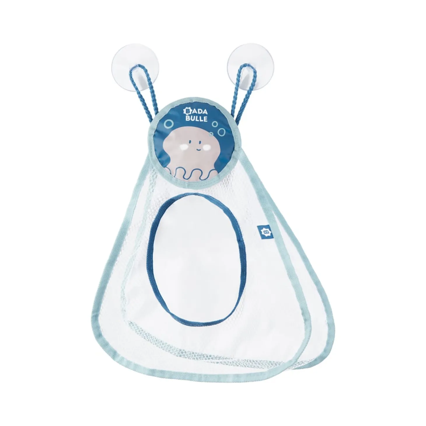 Badabulle Filet de rangement bain Bleu