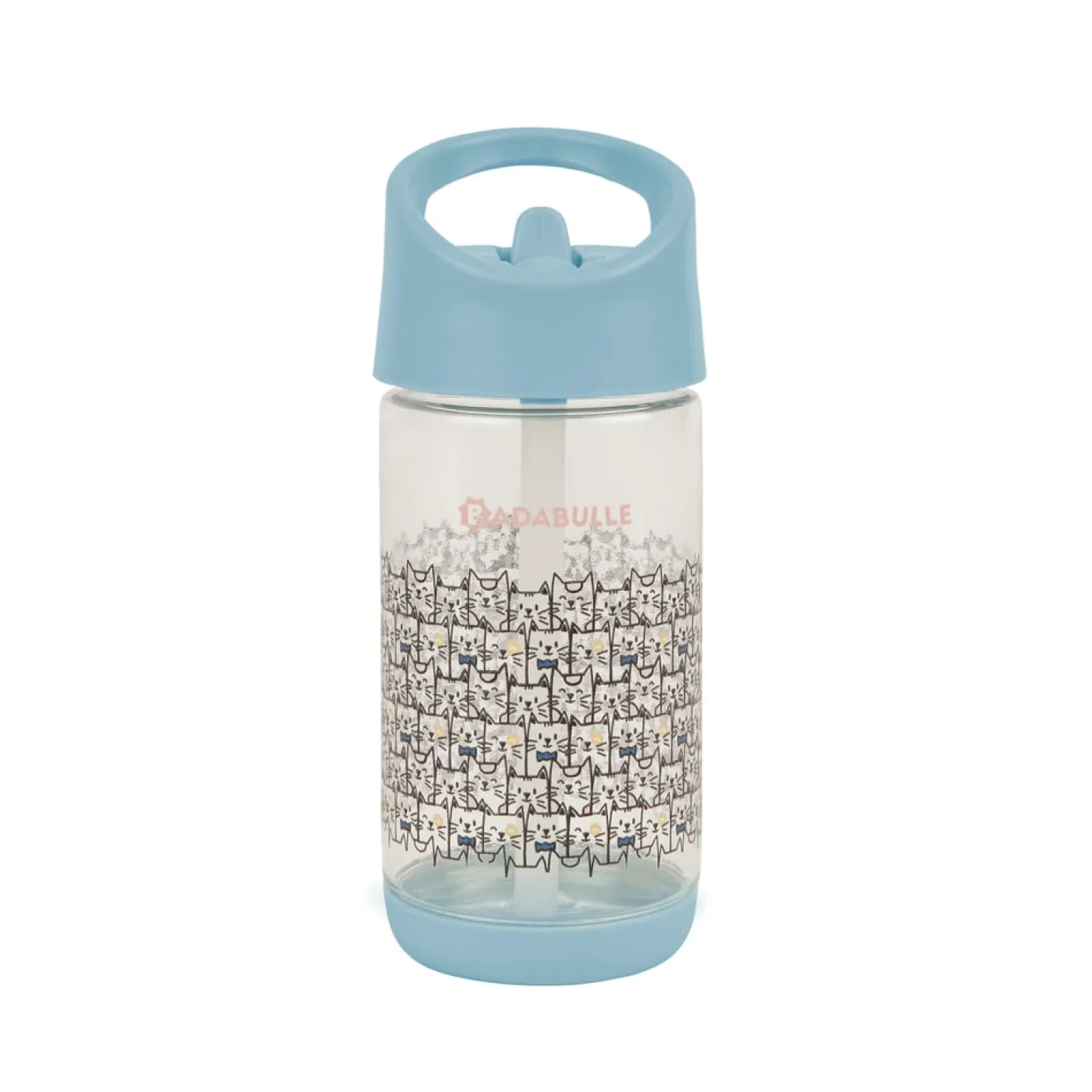 Badabulle Gourde avec paille Bleu 350 ml