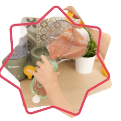 Badabulle 15 gourdes réutilisables Multicolore 150 ml