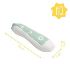 Badabulle Lime à ongles électrique Vert/Blanc