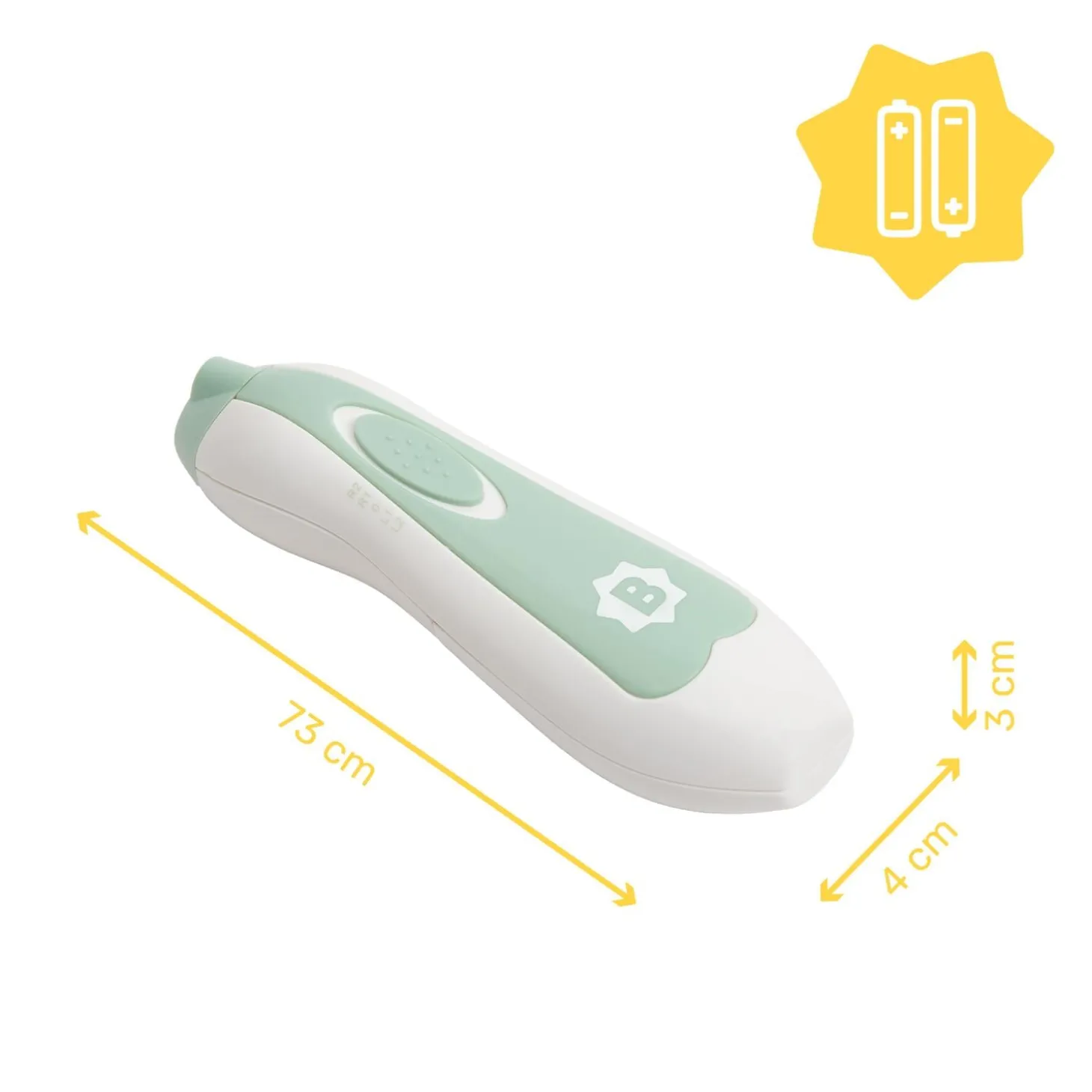 Badabulle Lime à ongles électrique Vert/Blanc
