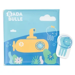 Badabulle Livre de bain et marionnette Bleu