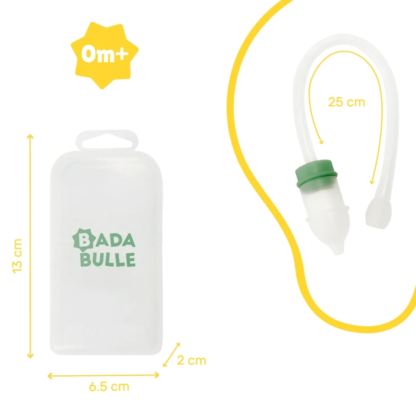 Badabulle Mouche-bébé souple Vert