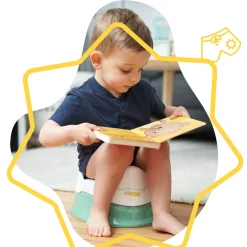 Badabulle Pot d'apprentissage avec Cuvette Amovible Vert
