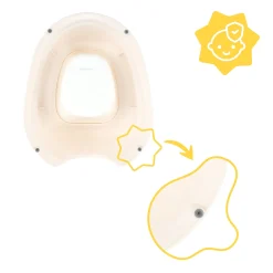 Badabulle Pot d'apprentissage avec Cuvette Amovible Mouette