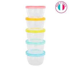 Badabulle                    5 pots de conservation Babybowls    Multicolore            250 ml