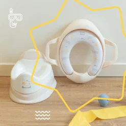 Badabulle                    Réducteur de Toilette Avec Poignées    Mouette