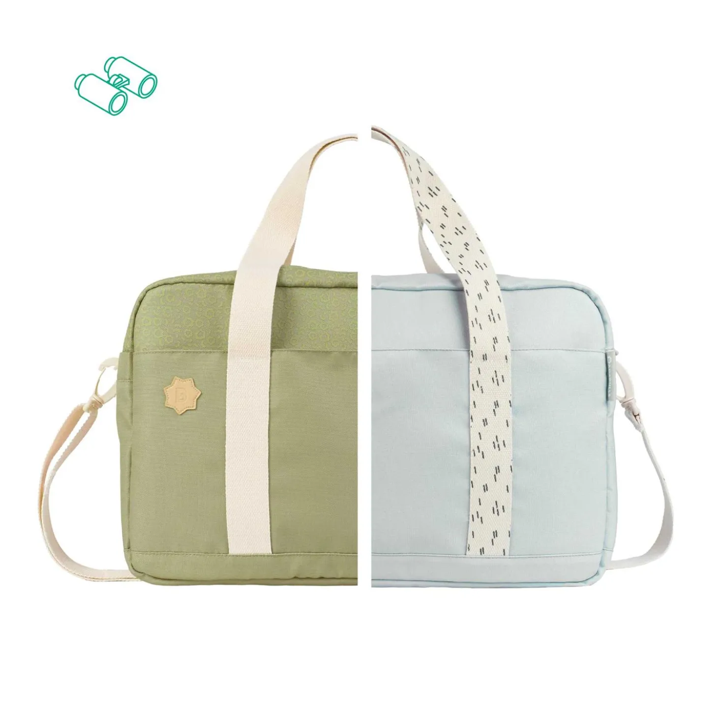 Badabulle Sac à langer bowling Vert Olive