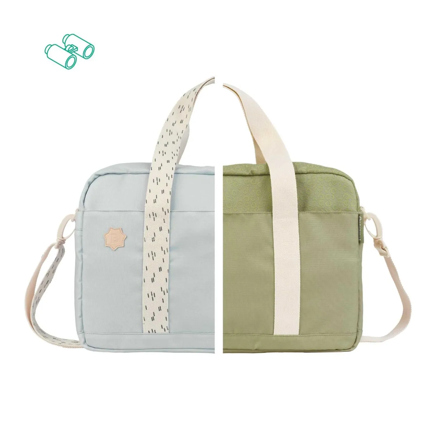 Badabulle Sac à langer bowling Gris