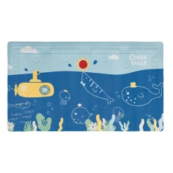 Badabulle Tapis de bain témoin de température bleu