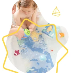 Badabulle                    Tapis de bain témoin de température    bleu