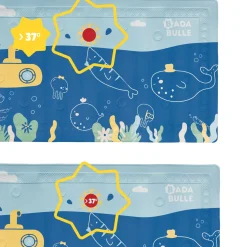 Badabulle                    Tapis de bain témoin de température    bleu
