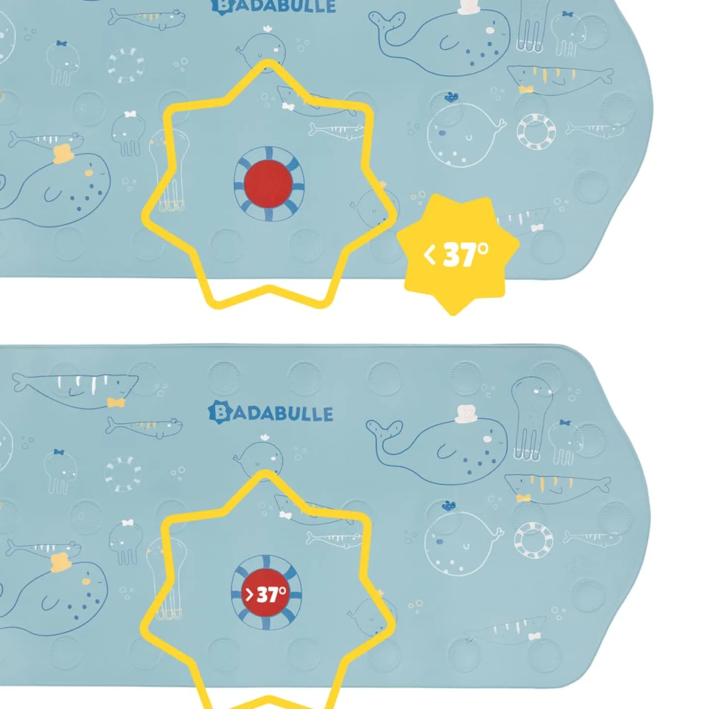 Badabulle Tapis de bain XXL Bleu
