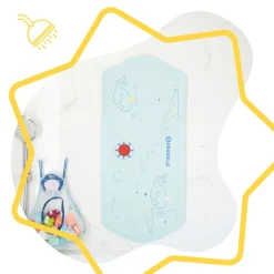 Badabulle Tapis de bain XXL Bleu