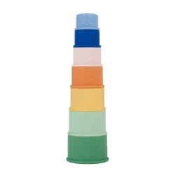 Badabulle                    Tasse empilables en silicone    Multicolore