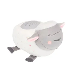 Badabulle                    Veilleuse mouton peluche    Blanc