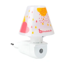 Badabulle                    Veilleuse murale Gouttes    Rose