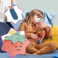 Badabulle                    Veilleuse peluche Barnabe    Rose