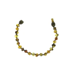 BalticWay                    Bracelet enfant en ambre  Baltique - forme baroque    Gray            13 cm